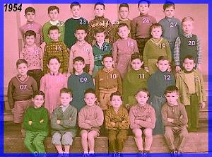 ECOLE JEAN MACE GARCONS 1954 CE1